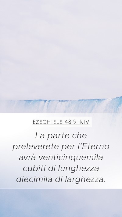 Ezechiele 48:9 RIV Bible Verse Image