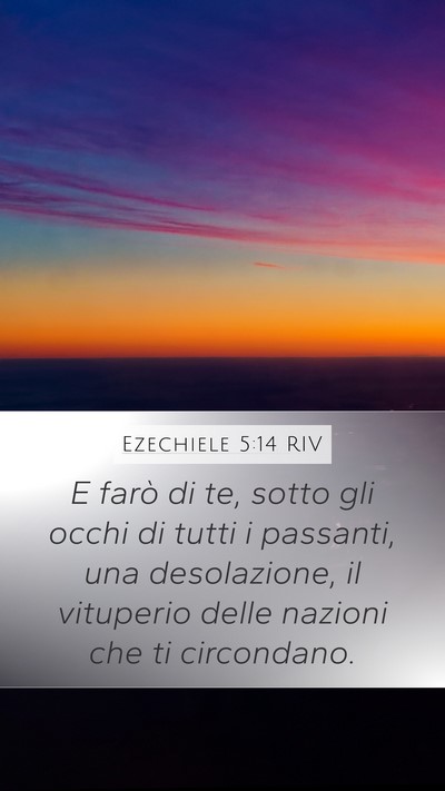 Ezechiele 5:14 RIV Bible Verse Image