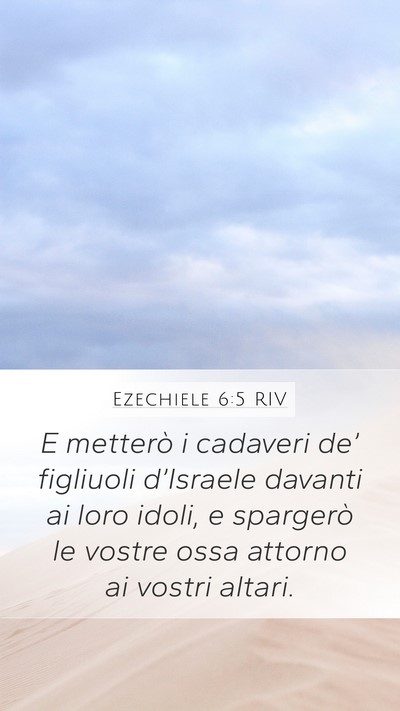 Ezechiele 6:5 RIV Bible Verse Image