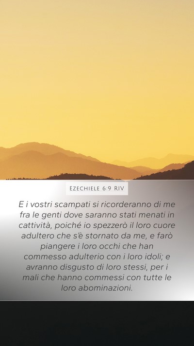 Ezechiele 6:9 RIV Bible Verse Image