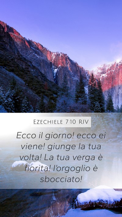 Ezechiele 7:10 RIV Bible Verse Image