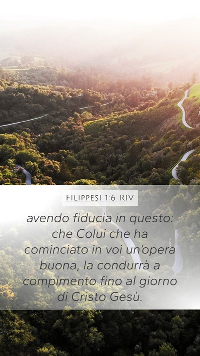 Filippesi 1:6 RIV Bible Verse Image