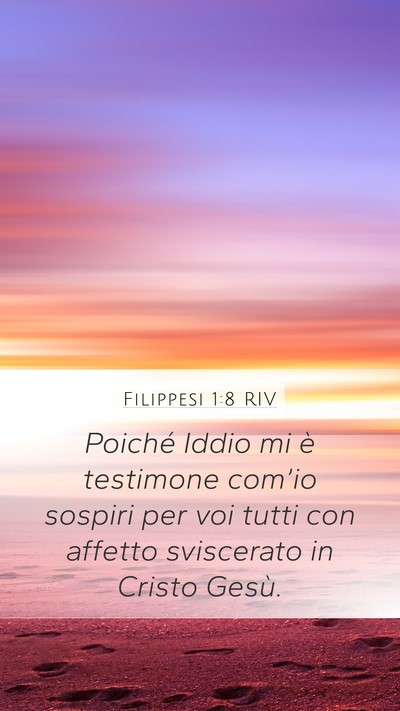 Filippesi 1:8 RIV Bible Verse Image