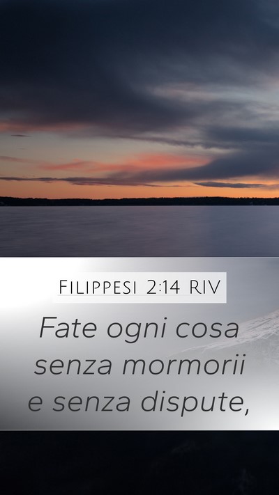 Filippesi 2:14 RIV Bible Verse Image