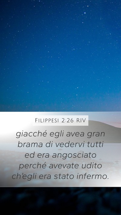 Filippesi 2:26 RIV Bible Verse Image