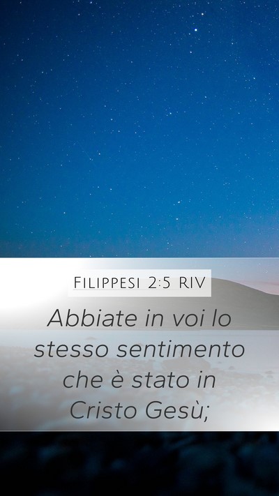 Filippesi 2:5 RIV Bible Verse Image