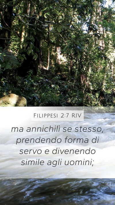 Filippesi 2:7 RIV Bible Verse Image