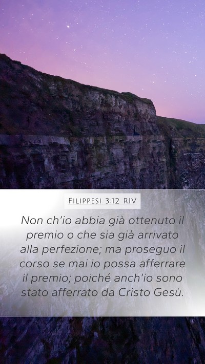 Filippesi 3:12 RIV Bible Verse Image