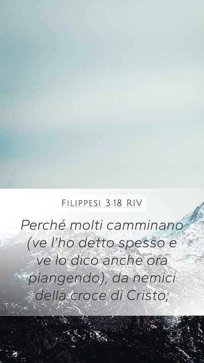 Filippesi 3:18 RIV Bible Verse Image