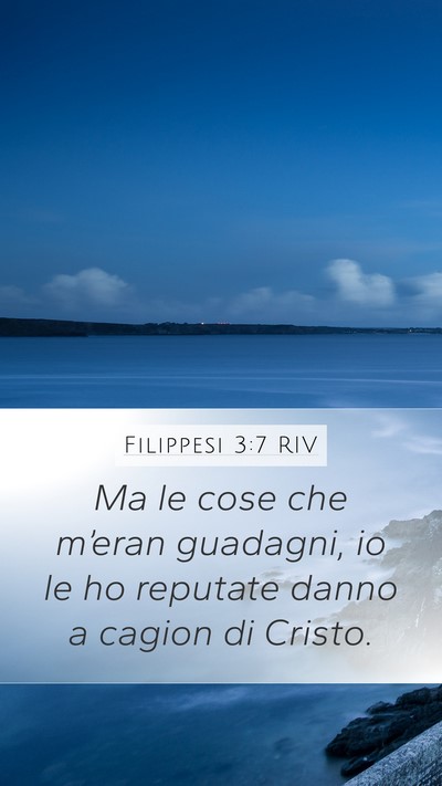 Filippesi 3:7 RIV Bible Verse Image
