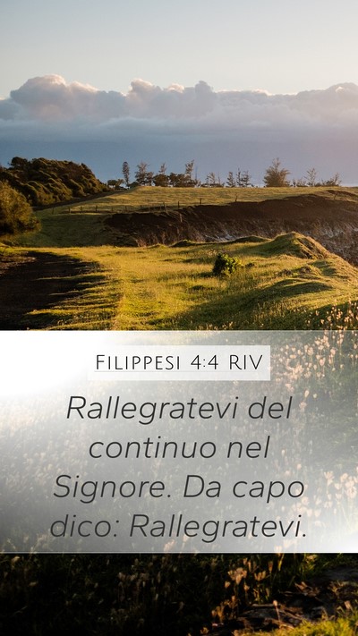 Filippesi 4:4 RIV Bible Verse Image