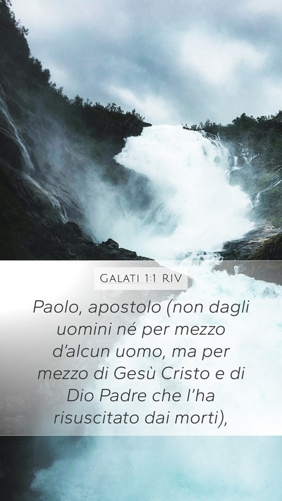 Galati 1:1 RIV Bible Verse Image