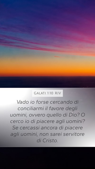 Galati 1:10 RIV Bible Verse Image