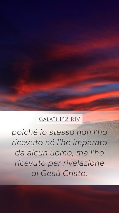 Galati 1:12 RIV Bible Verse Image