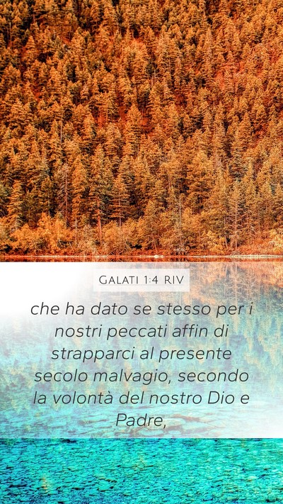 Galati 1:4 RIV Bible Verse Image