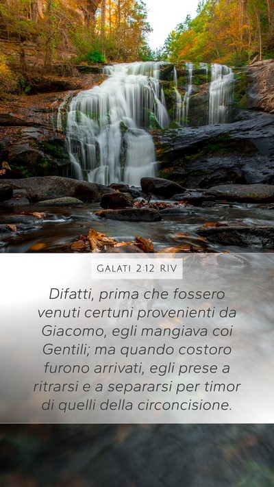 Galati 2:12 RIV Bible Verse Image