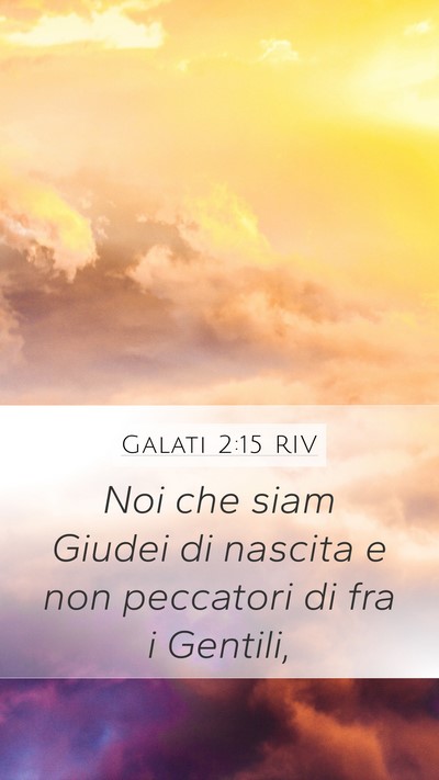 Galati 2:15 RIV Bible Verse Image