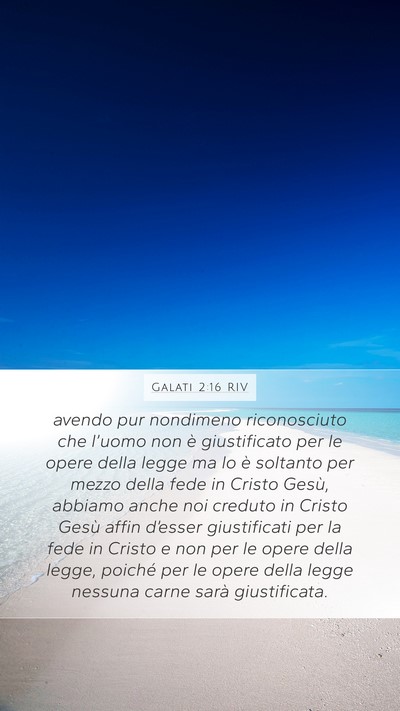 Galati 2:16 RIV Bible Verse Image