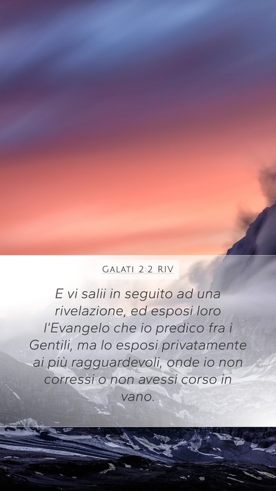 Galati 2:2 RIV Bible Verse Image