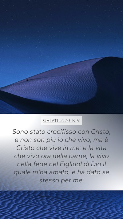 Galati 2:20 RIV Bible Verse Image
