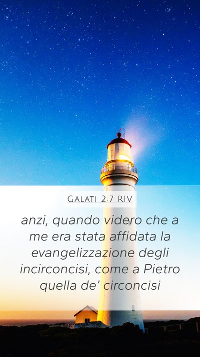 Galati 2:7 RIV Bible Verse Image