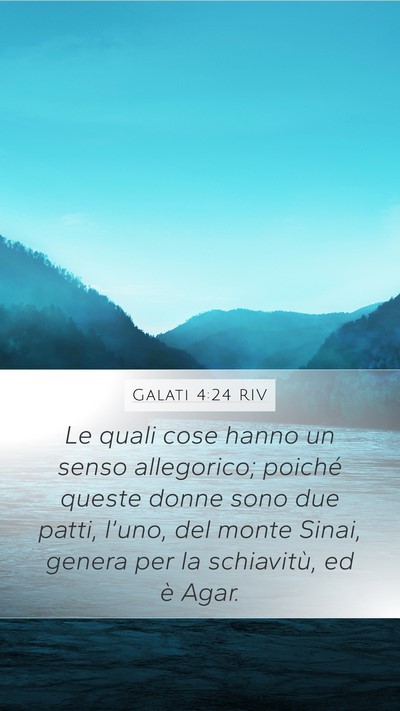 Galati 4:24 RIV Bible Verse Image