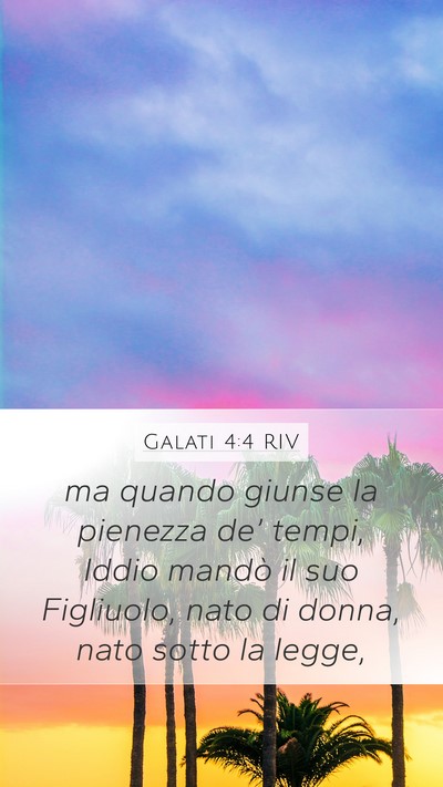 Galati 4:4 RIV Bible Verse Image