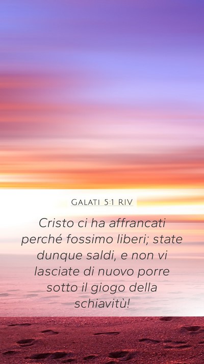 Galati 5:1 RIV Bible Verse Image