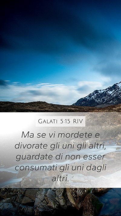 Galati 5:15 RIV Bible Verse Image
