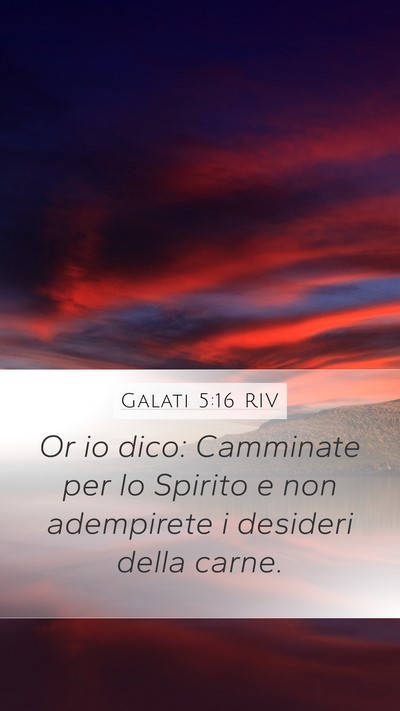 Galati 5:16 RIV Bible Verse Image