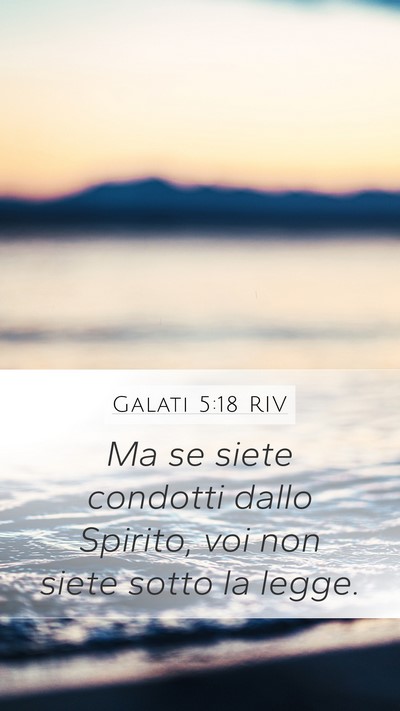 Galati 5:18 RIV Bible Verse Image