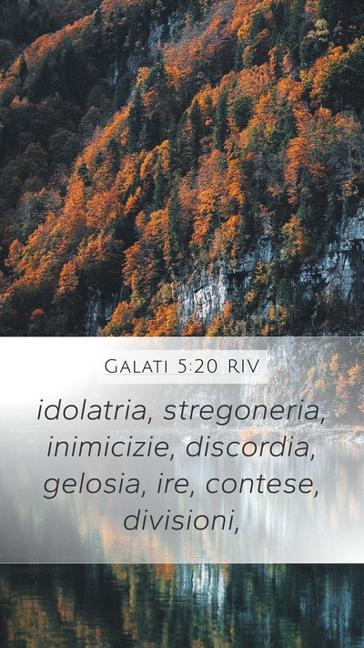Galati 5:20 RIV Bible Verse Image
