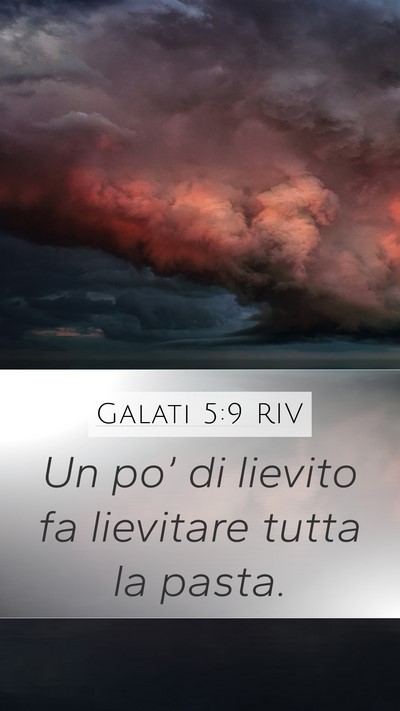 Galati 5:9 RIV Bible Verse Image