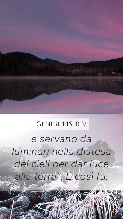 Genesi 1:15 RIV Bible Verse Image
