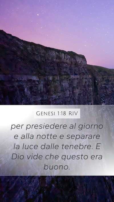 Genesi 1:18 RIV Bible Verse Image
