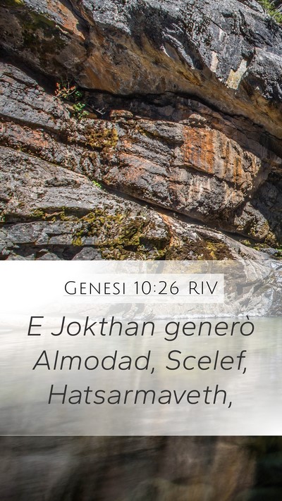 Genesi 10:26 RIV Bible Verse Image