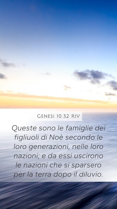Genesi 10:32 RIV Bible Verse Image