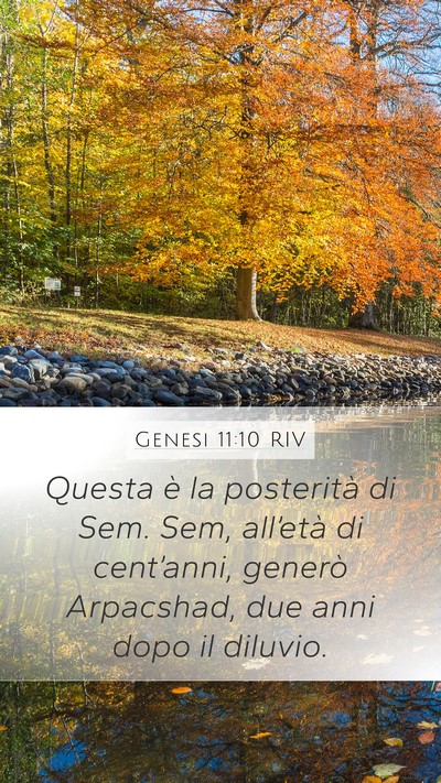 Genesi 11:10 RIV Bible Verse Image