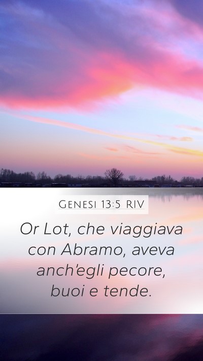 Genesi 13:5 RIV Bible Verse Image