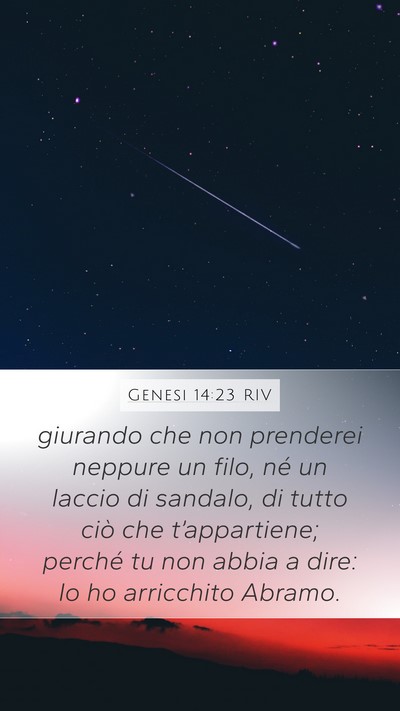 Genesi 14:23 RIV Bible Verse Image