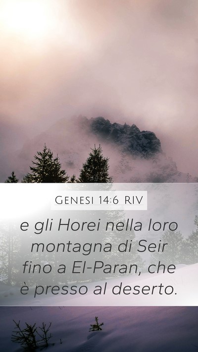 Genesi 14:6 RIV Bible Verse Image
