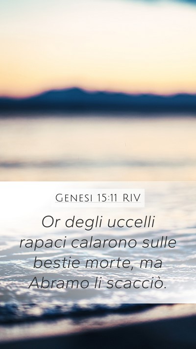 Genesi 15:11 RIV Bible Verse Image