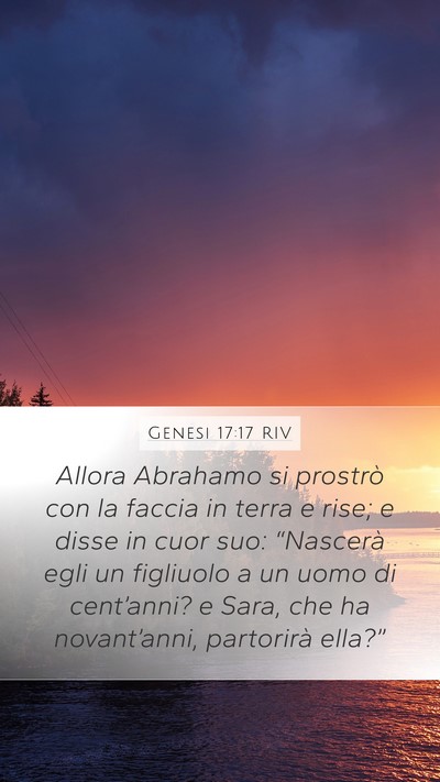 Genesi 17:17 RIV Bible Verse Image