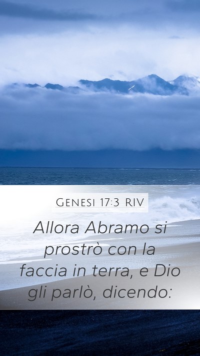 Genesi 17:3 RIV Bible Verse Image