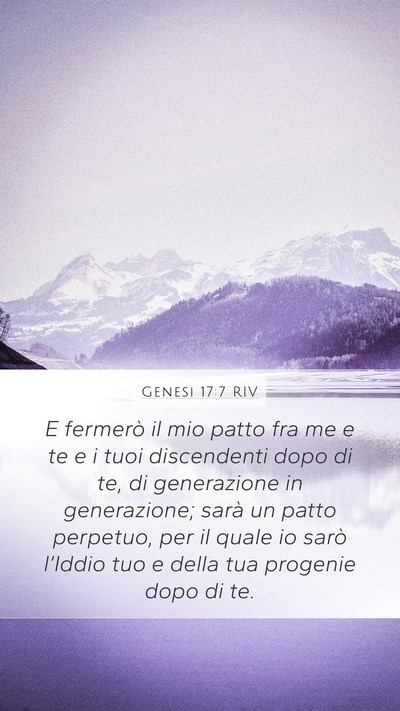 Genesi 17:7 RIV Bible Verse Image