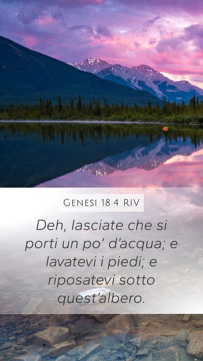 Genesi 18:4 RIV Bible Verse Image