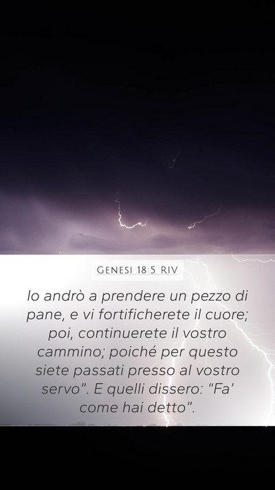 Genesi 18:5 RIV Bible Verse Image