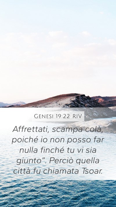 Genesi 19:22 RIV Bible Verse Image