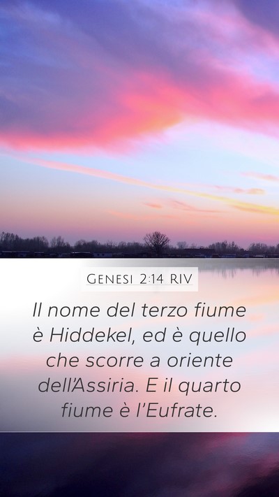 Genesi 2:14 RIV Bible Verse Image