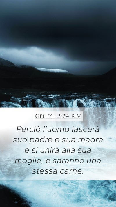 Genesi 2:24 RIV Bible Verse Image